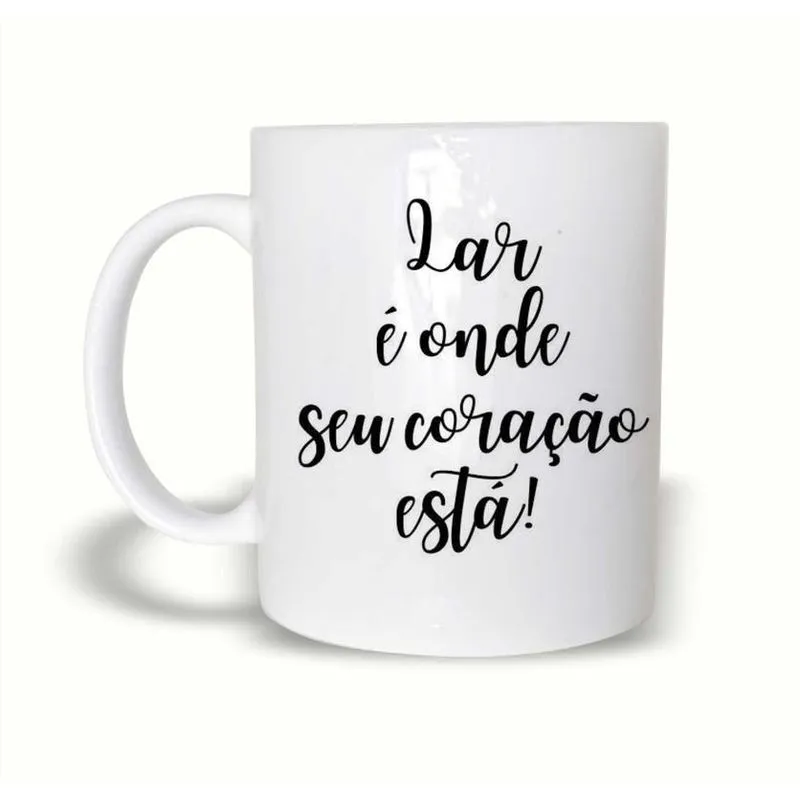 Caneca Motivacional Só Amor Herdamos 325Ml Polímero