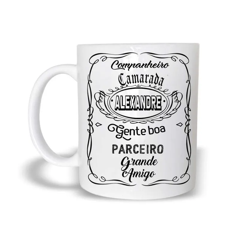Caneca Presente Especial De Natal Polímero Alexandre 325Ml