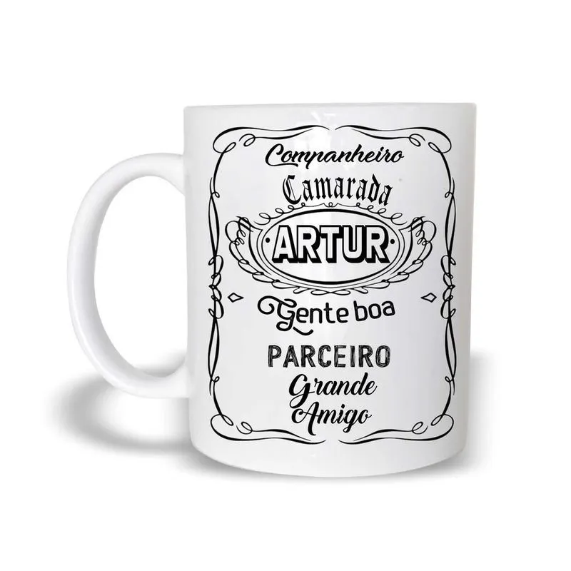 Caneca Presente Especial De Natal Polímero Artur 325Ml