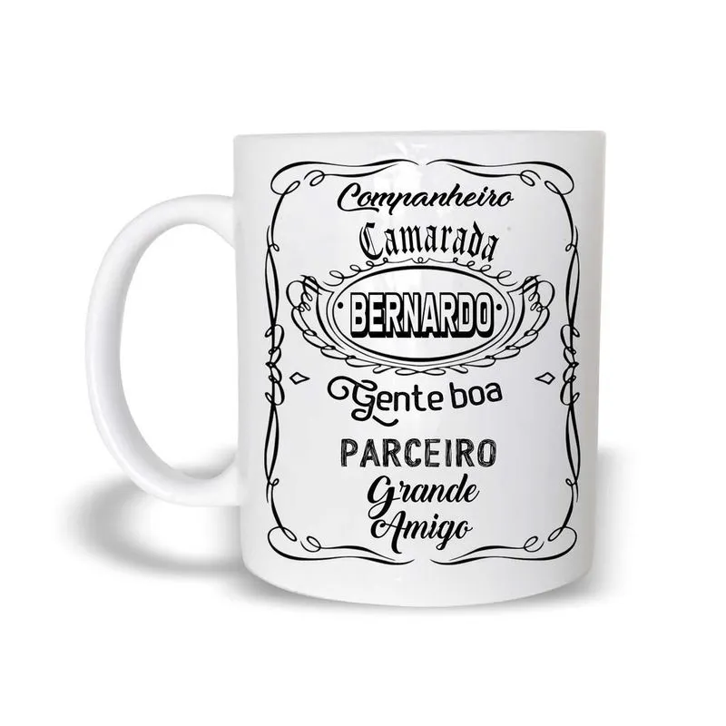 Caneca Presente Especial De Natal Polímero Bernardo 325Ml