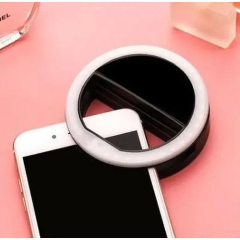 Clipe Selfie Ring Light Led Flash Celular Universal