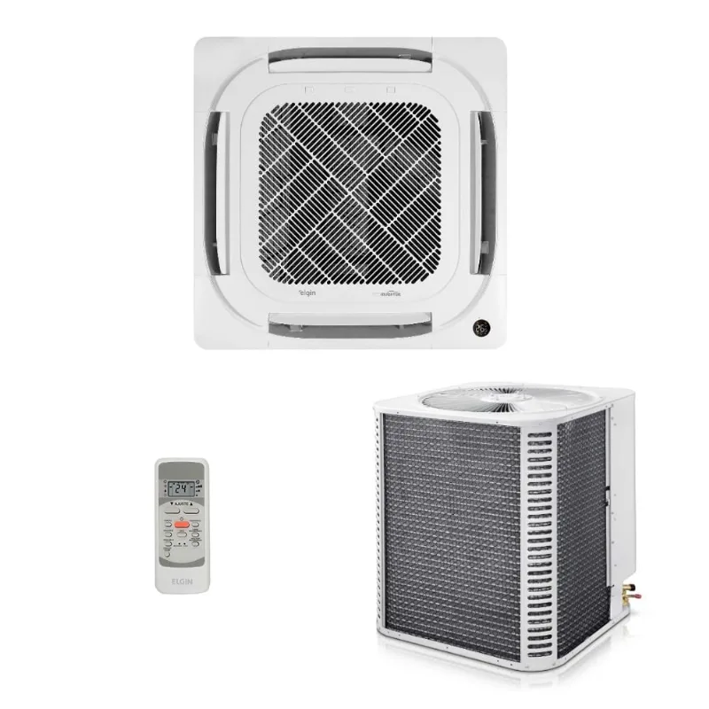Ar-Condicionado Split Cassete Inverter 4 Vias Elgin Eco 36.000 BTUs Só Frio 220V Monofásico - Elgin