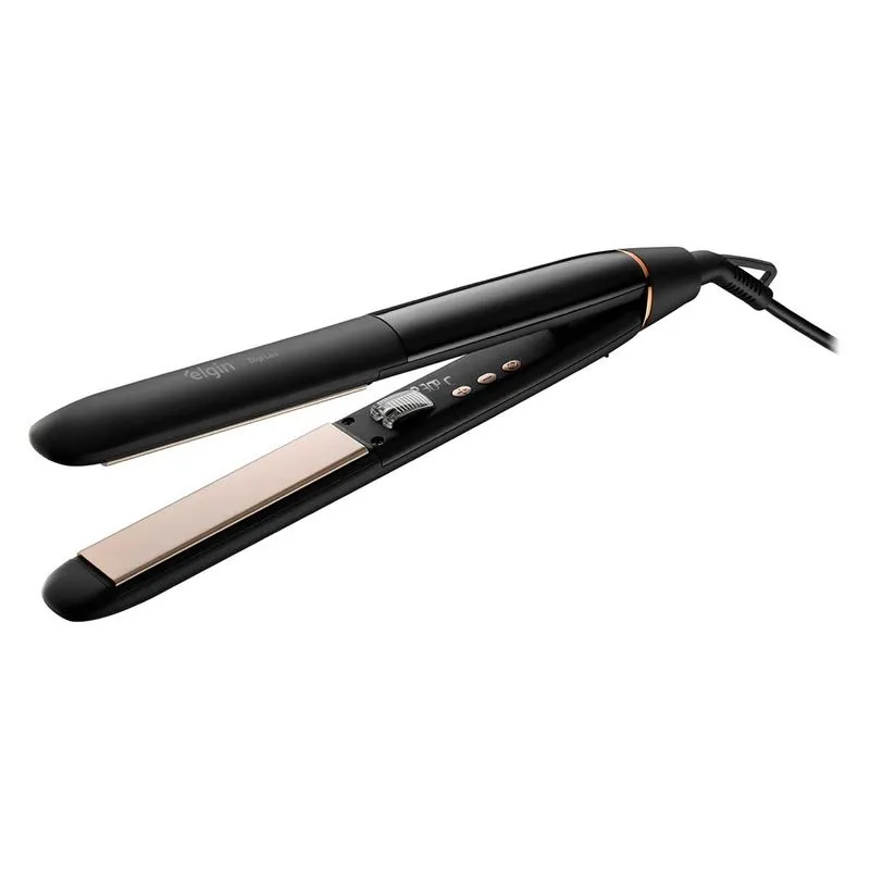 Chapinha Elgin Revestimento em Cerâmica e Tourmaline Uso em Cabelos Secos 230°C Digi Liss Bivolt