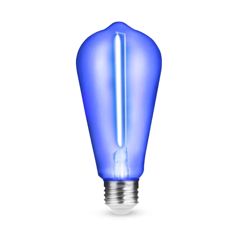 Lâmpada de Filamento Led ST64 - Base E27 Bivolt Azul