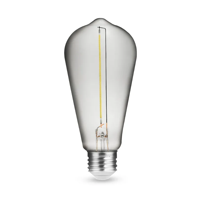 Lâmpada de Filamento Led ST64 - Base E27 Bivolt Branco