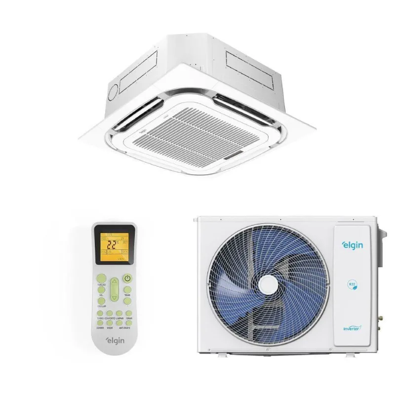 Ar Condicionado Split Cassete Elgin Plus Inverter 36000 BTUs Frio 220V KDFE36C2CA - Elgin