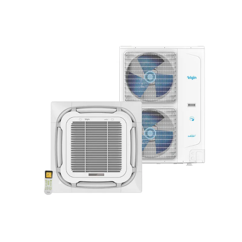 Ar Condicionado Split Cassete 4 Vias Inverter Elgin Plus 58000 BTU/h Frio Monofásico 45KDFI60C2NA – 220 Volts - Elgin