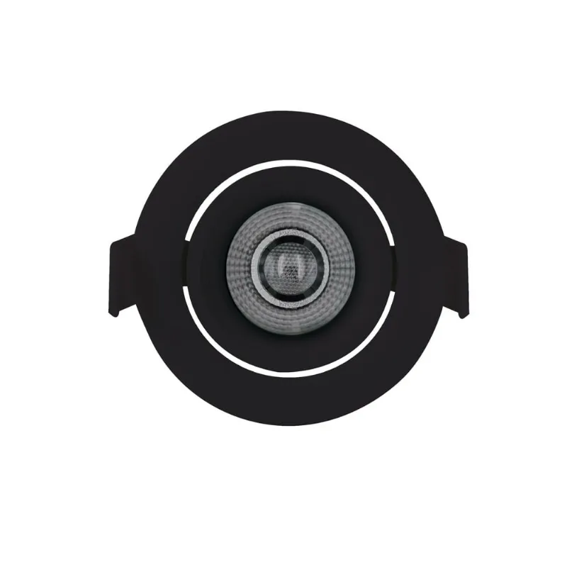Luminária Spot de Embutir Redonda MR11 - 3W 6.500K Preta Bivolt - Elgin