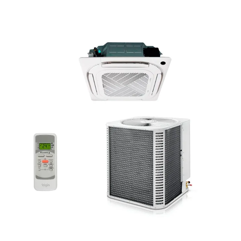 Ar Condicionado Split Cassete 4 Vias Inverter Elgin Eco 60000 BTUs Frio KVFC60C2NAVA - 220V - Elgin