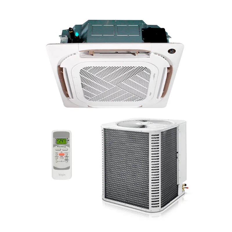 Ar Condicionado Split Cassete 4 Vias - Inverter R-32 - Eco - Elgin - 56.000 BTUs - Frio - 220V Monofásico - Elgin