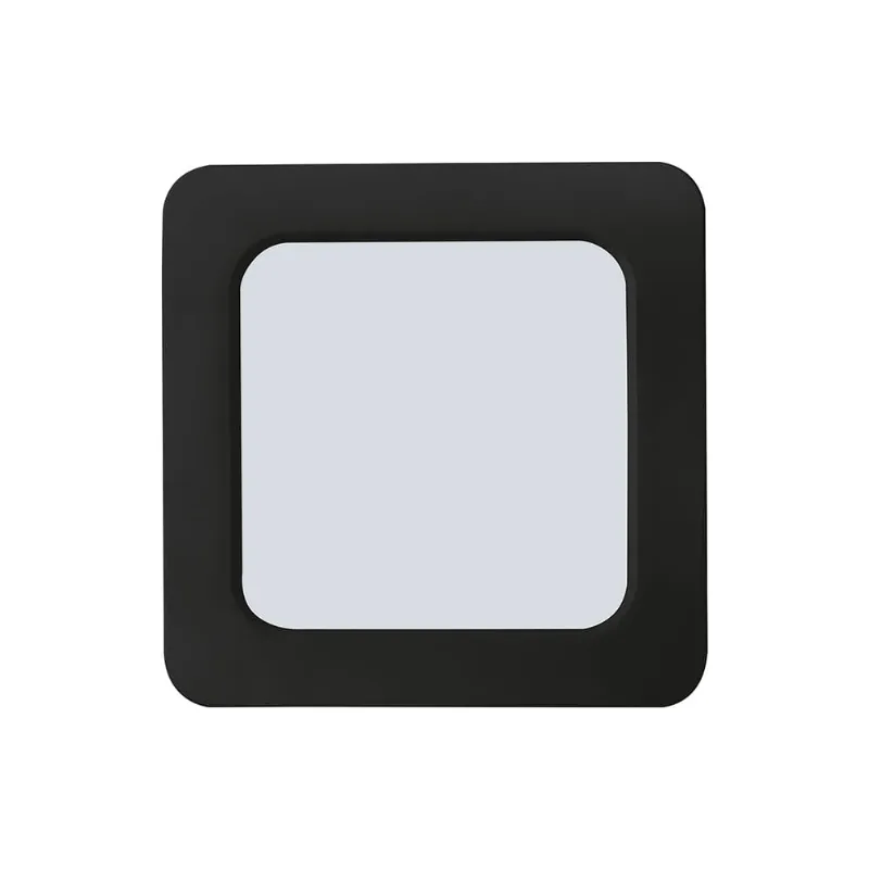 Painel de Embutir Quadrado - 12W 3.000K Preto Bivolt