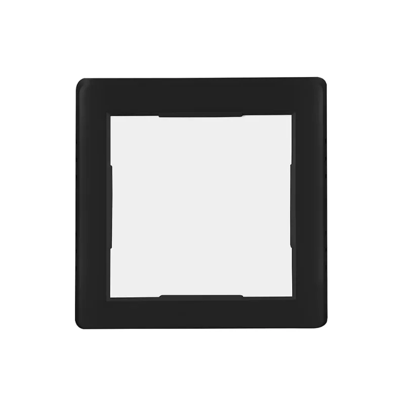Painel de Sobrepor Quadrado - 12W 3.000K Preto Bivolt