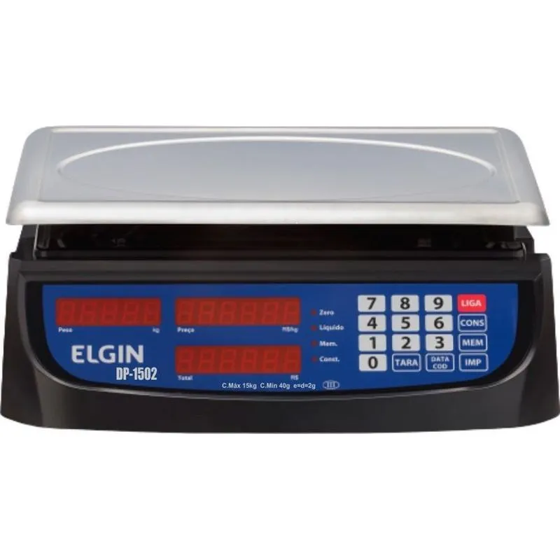 Balança Elgin Dp1502 15kg 2gr S B 46badp15mi00