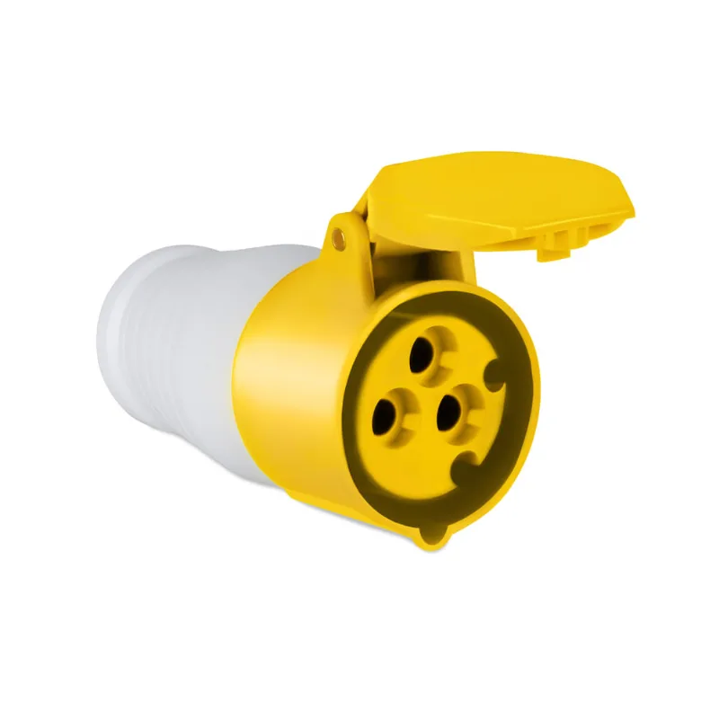 Acoplador Industrial 32A (110V/130V) 2P e T - IP44 Amarelo - Elgin