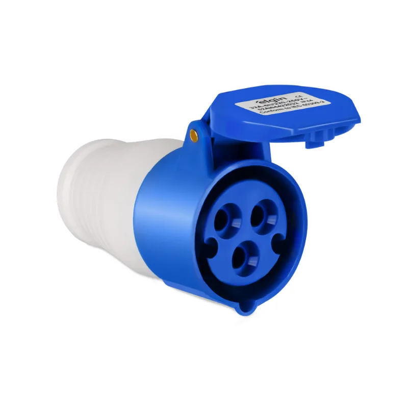 Acoplador Industrial 32A (220/240V) 2P e T - IP44 Azul - Elgin