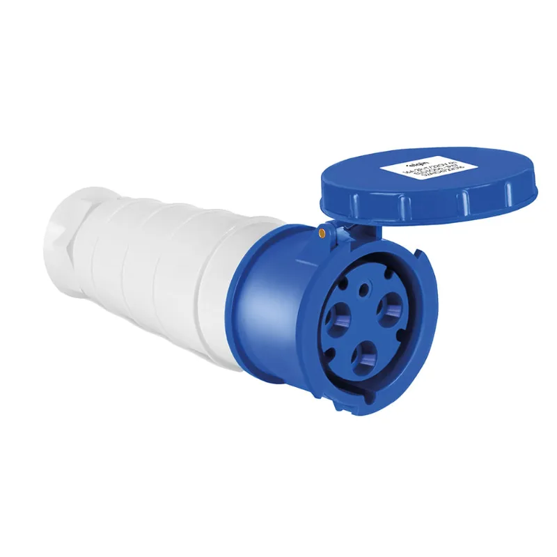 Acoplador Industrial 16A (220/240V) 2P e T - IP67 Azul - Elgin