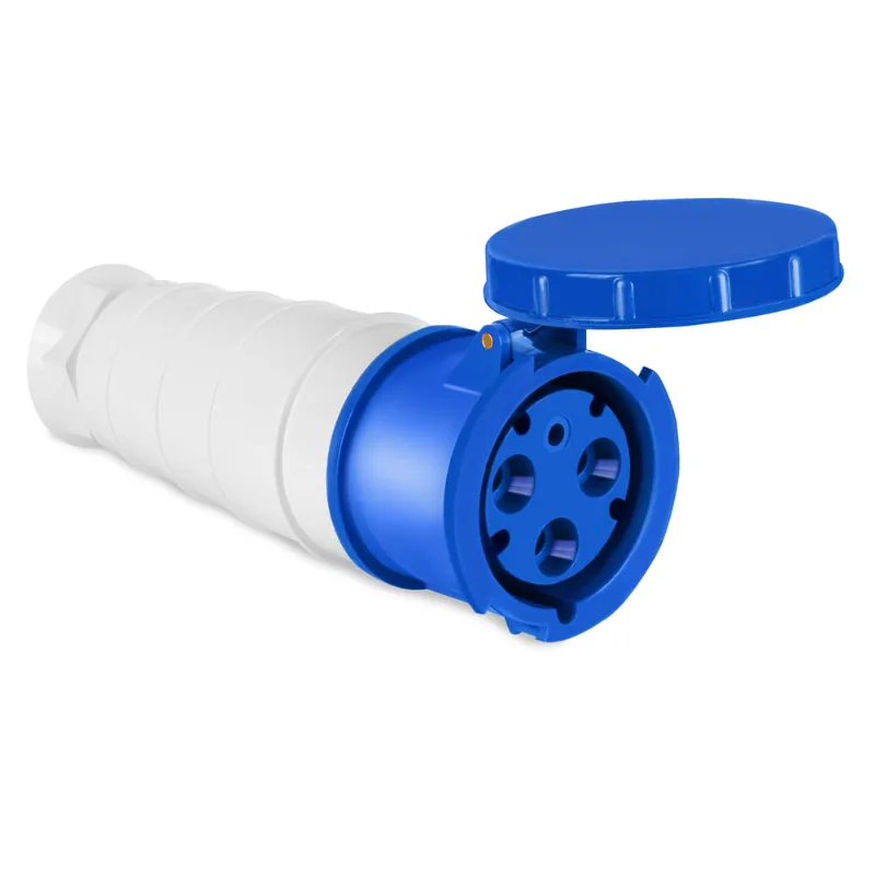Acoplador Industrial 125A (220/240V) 2P e T - IP67 Azul - Elgin
