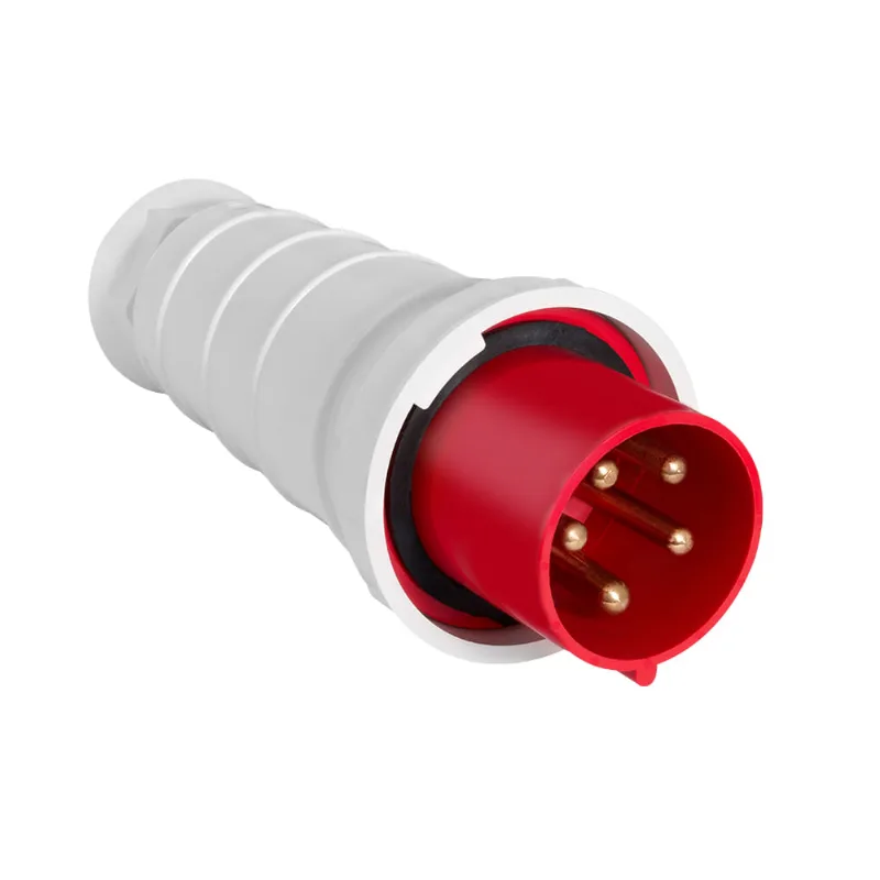 Acoplador Industrial 125A (220/380V, 240/415V) 4P e T - IP67 Vermelho - Elgin