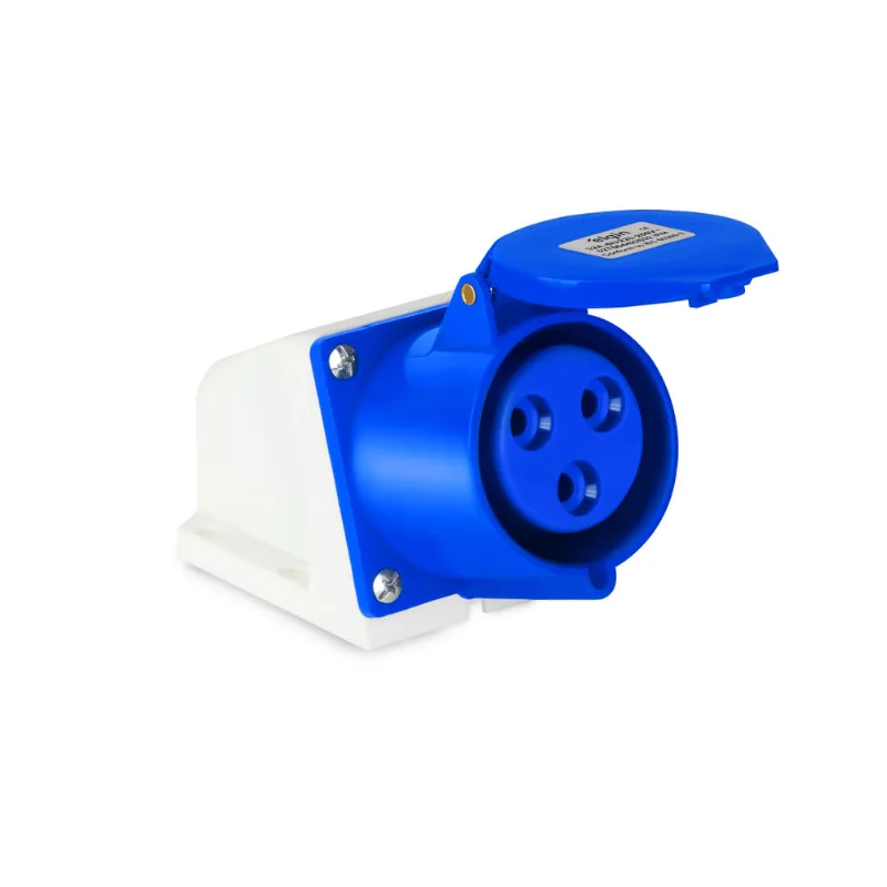 Tomada Industrial de Sobrepor IP44 (220/240V) - 2P e T 32A Azul - Elgin