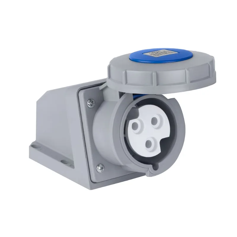 Tomada Industrial de Sobrepor IP67 (220/240V) - 2P e T 16A Azul - Elgin