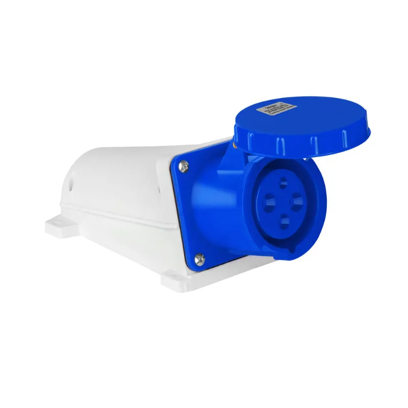 Tomada Industrial de Sobrepor IP67 (220/240V) - 2P e T 63A Azul - Elgin