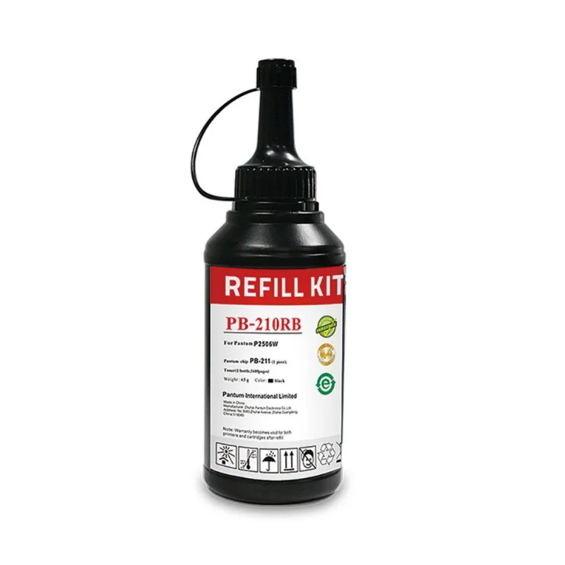 Kit Refil Para Toner Elgin Pb210rb - Compatível Com Pantum P210r - Preto - 46pb210rb000 - Elgin