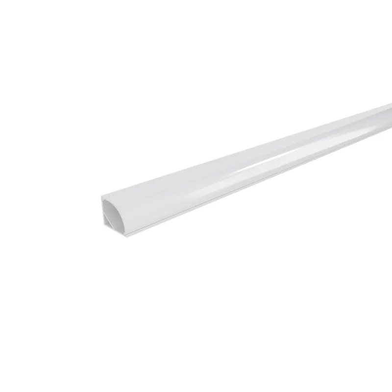 Perfil Led de Sobrepor Curvo - 2M 1,6x1,6CM Branco - Elgin