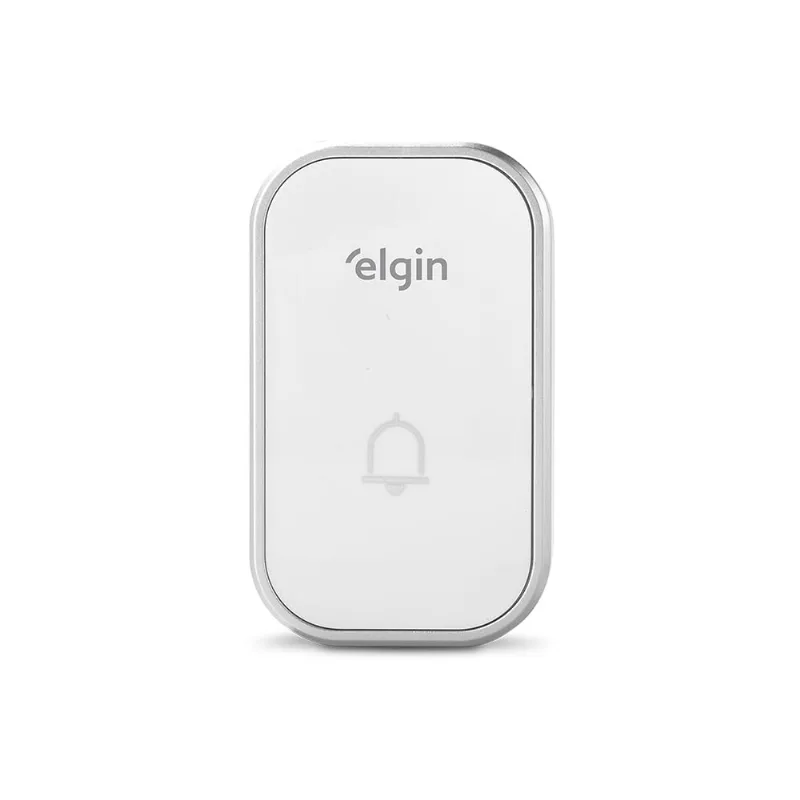 Botão Adicional Para Campainha Sem Fio – 280M Até 30 Botões Branca - Elgin