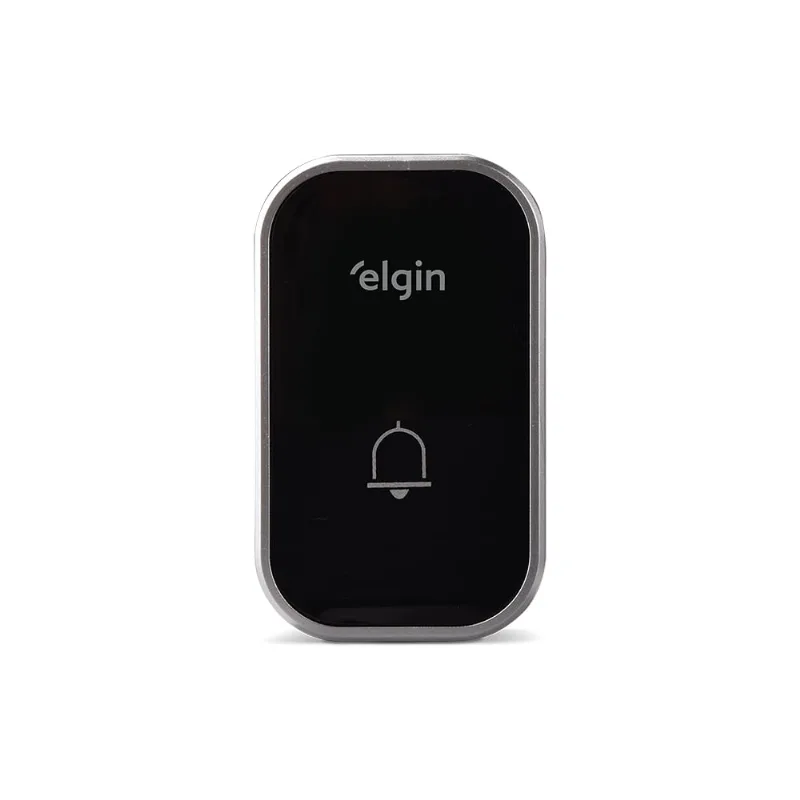 Botão Adicional Para Campainha Sem Fio – 280M Até 30 Botões Preta - Elgin