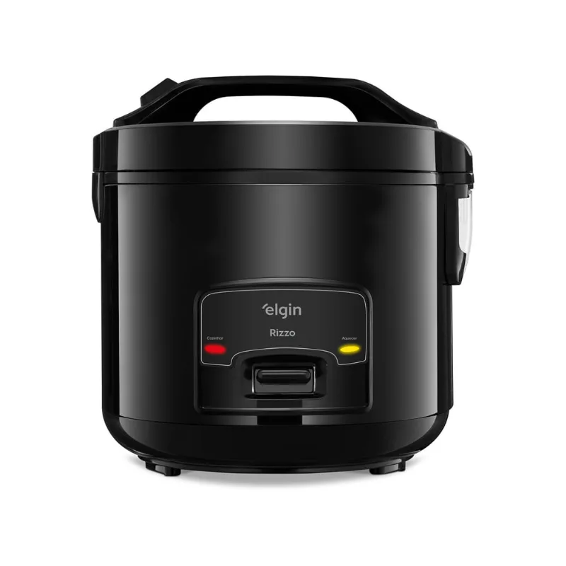 Panela Elétrica de Arroz Rizzo 5 Xícaras 400W Preta com Acessórios Panela Elétrica de Arroz Rizzo 5 Xícaras 400W 220V Preta com Acessórios - Elgin