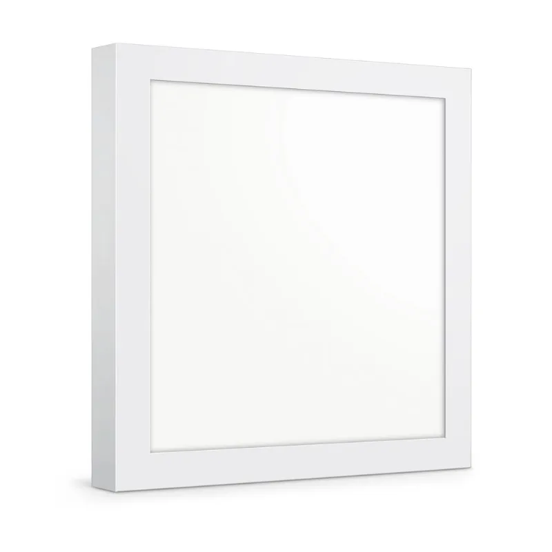 Painel de Sobrepor Lite - 18W 3.000K Quadrado Branco - Elgin