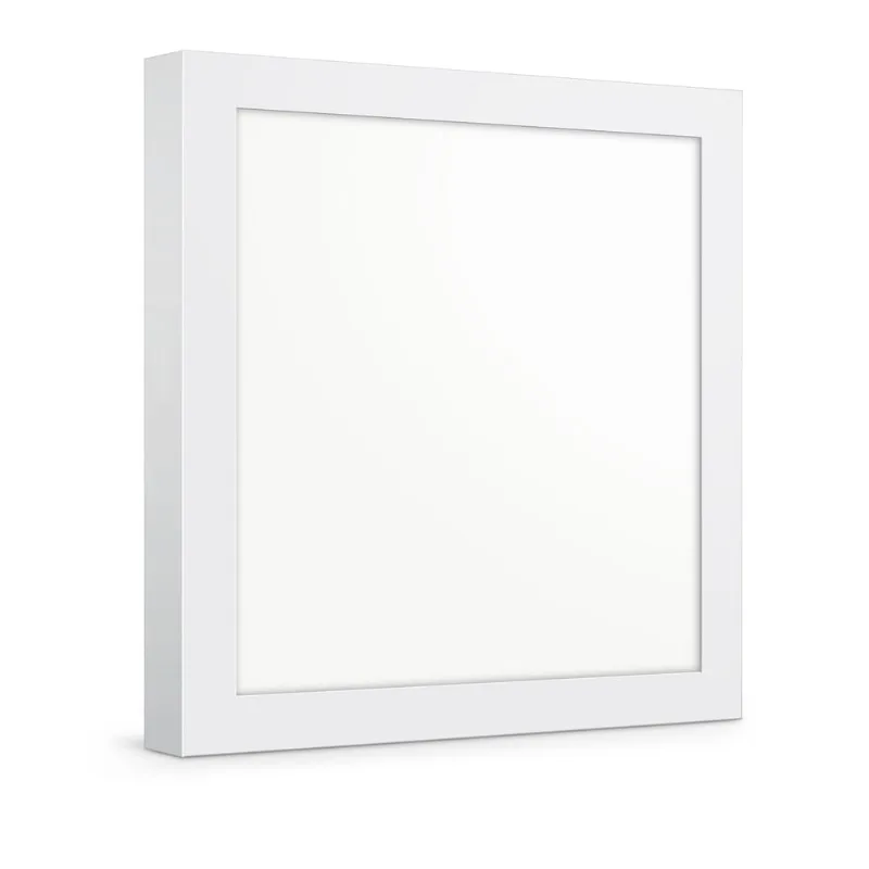 Painel de Sobrepor Lite - 24W 3.000K Quadrado Branco - Elgin