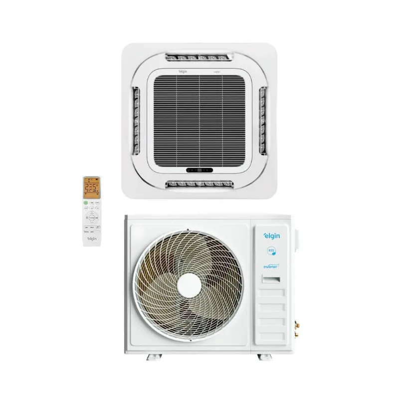 Ar Condicionado Split Cassete 4 Vias 48000 BTUs Inverter Elgin Wifi Frio 45KXFI48C2WA - 220V - Elgin