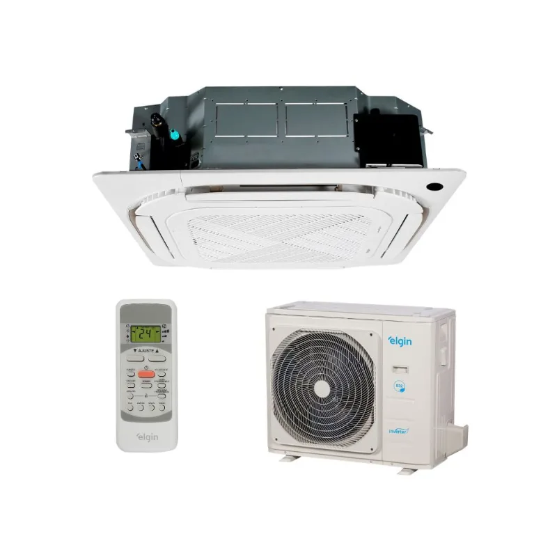 Ar Condicionado Split Cassete - Inverter R-32 - Eco - Elgin - 55.000 BTUs - Frio - 220V Monofásico - Elgin