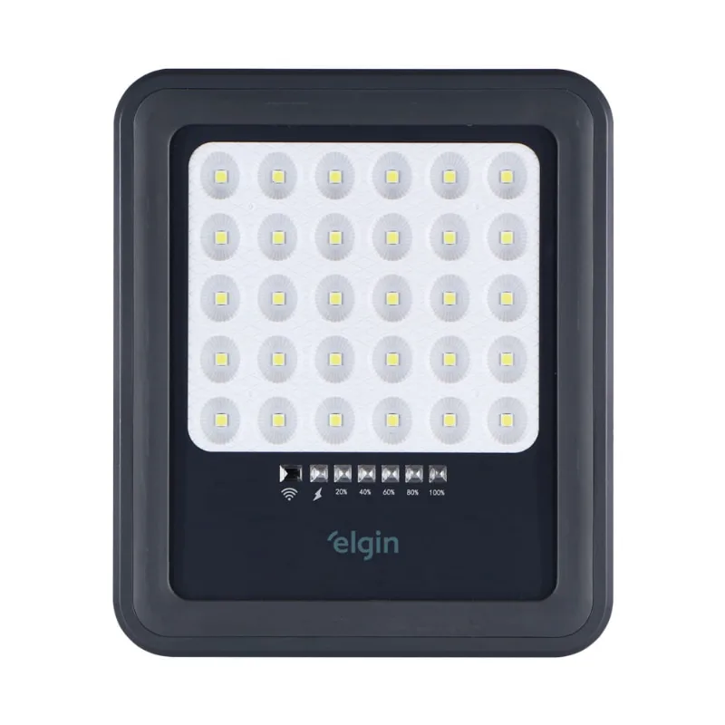 Refletor Led Solar - 100W IP65 - Elgin