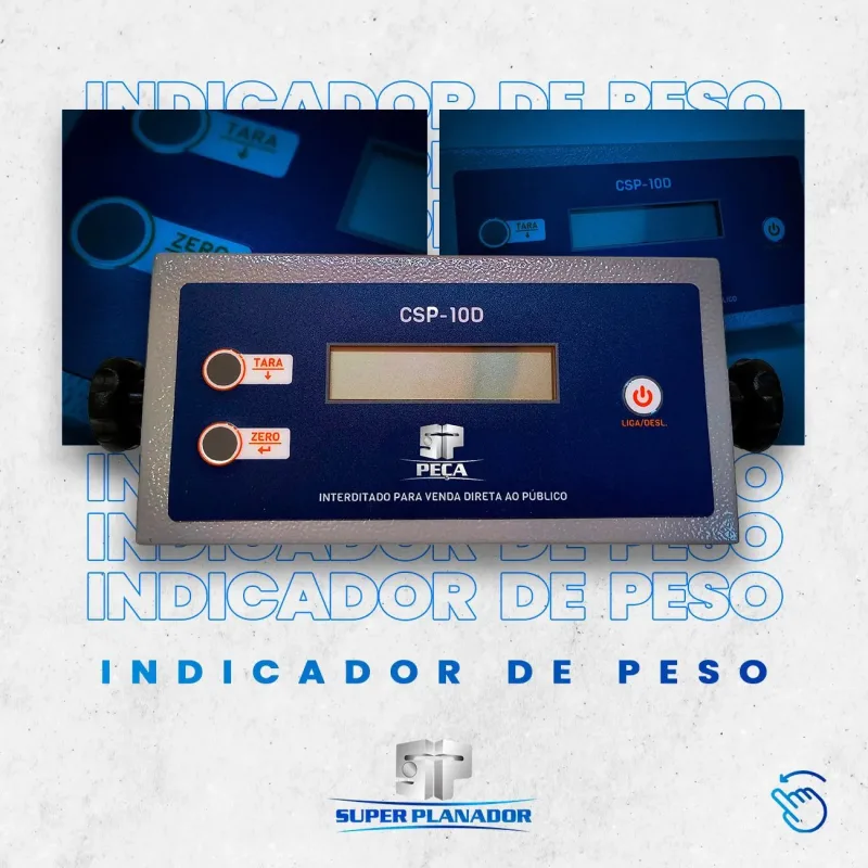 Indicador de Peso para balança rodoviaria capacidade até 120 toneladas CSP-10D