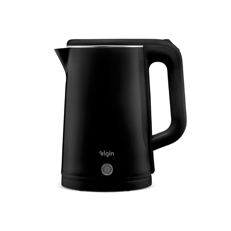 Chaleira Elétrica Slim Preta – Jarra sem Fio 1,8 Litros Desligamento Automático 1.200W Chaleira Elétrica Slim Preta 110V – Jarra sem Fio 1,8 Litros Desligamento Automático 1.200W - Elgin