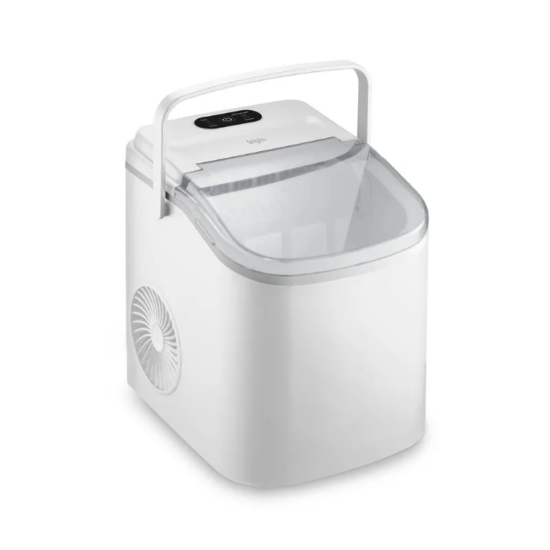 Máquina de Gelo Easy Ice – 12kg Branca 2 tamanhos de gelo 110V - Elgin