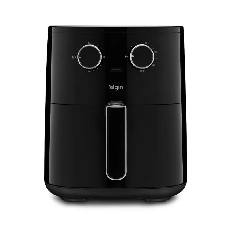 Fritadeira Air Fryer Six Fry - 6,5L Cesto removível 1.500W Preta 220V - Elgin