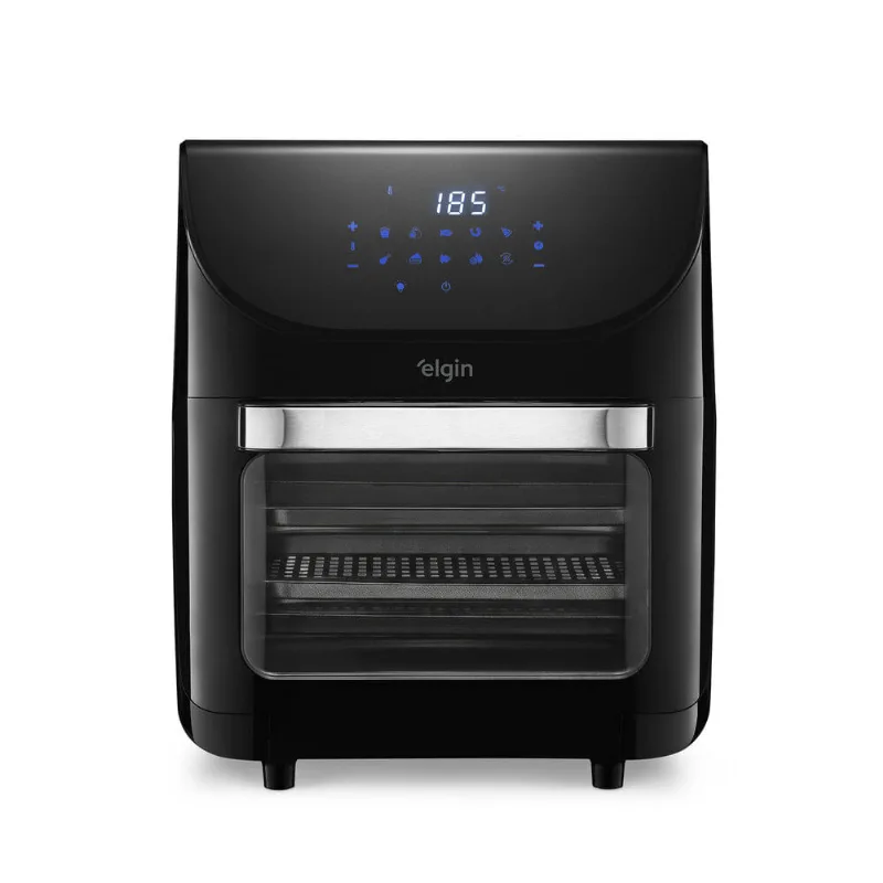 Fritadeira Air Fryer Family Oven Fry Elgin 12L 1.900W 4 em 1 com 10 funções e Painel Digital Fritadeira Air Fryer Family Oven Fry Elgin 12L 220V 1.900W 4 em 1 com 10 funções e Painel Digital