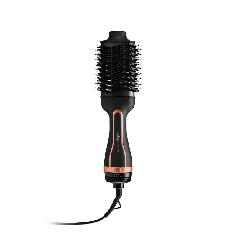Escova Secadora Perfect Style - 3 em 1 Alisa, seca e modela 1.300W Bivolt - Elgin