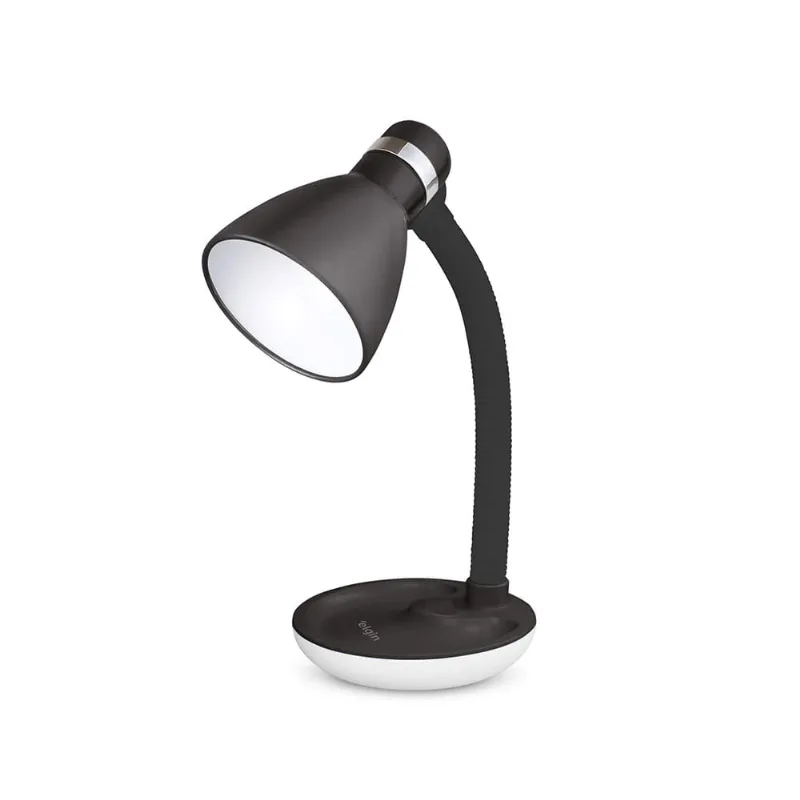 Luminária de Mesa Abajur - Haste Ajustável Preta USB