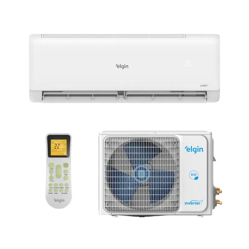 Ar Condicionado Split Hi Wall - Inverter R-32 - Elgin - Eco Iii - Wifi - 12.000 Btus - Frio - 220v Monofásico
