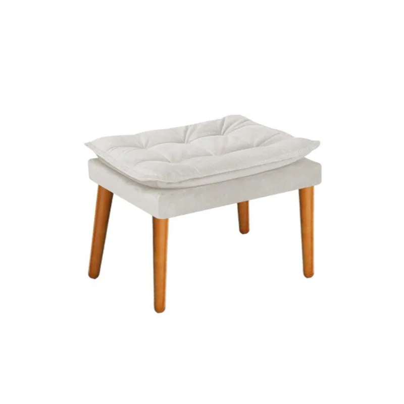 Puff Apolo Palito Mel Suede Bege