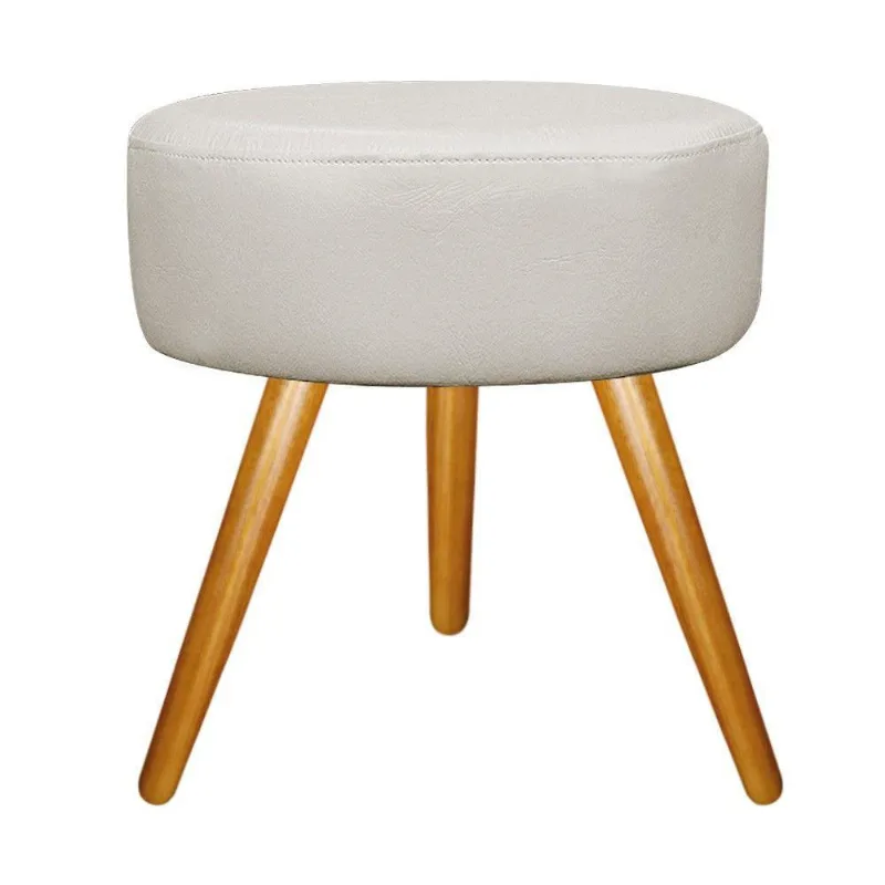 Puff Sofia Palito Mel Suede Bege Adj Decor