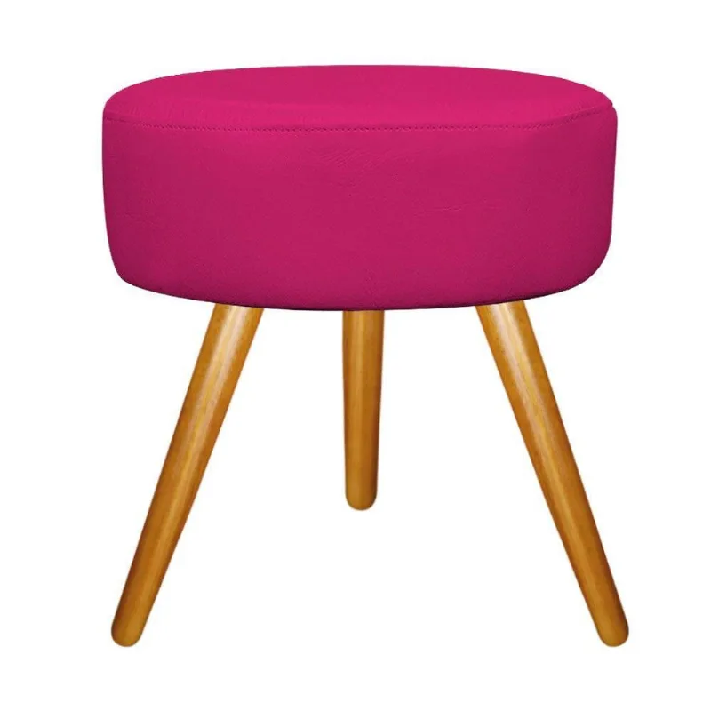 Puff Sofia Palito Mel Suede Pink Adj Decor