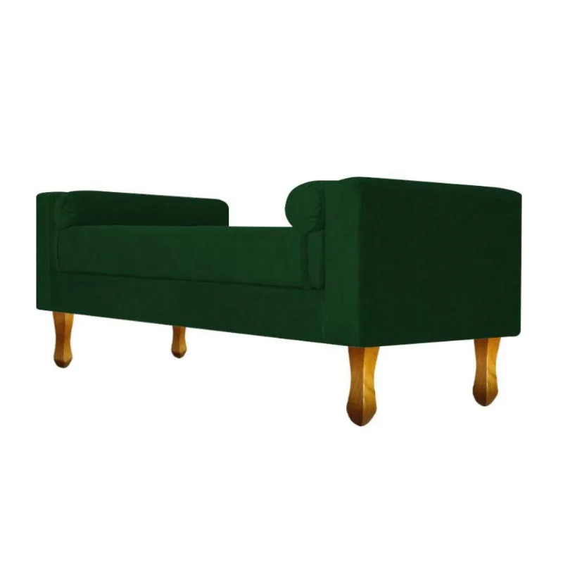 Recamier Félix Solteiro 100cm Verde