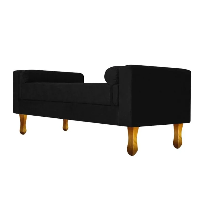 Recamier Félix Casal 140cm Preto
