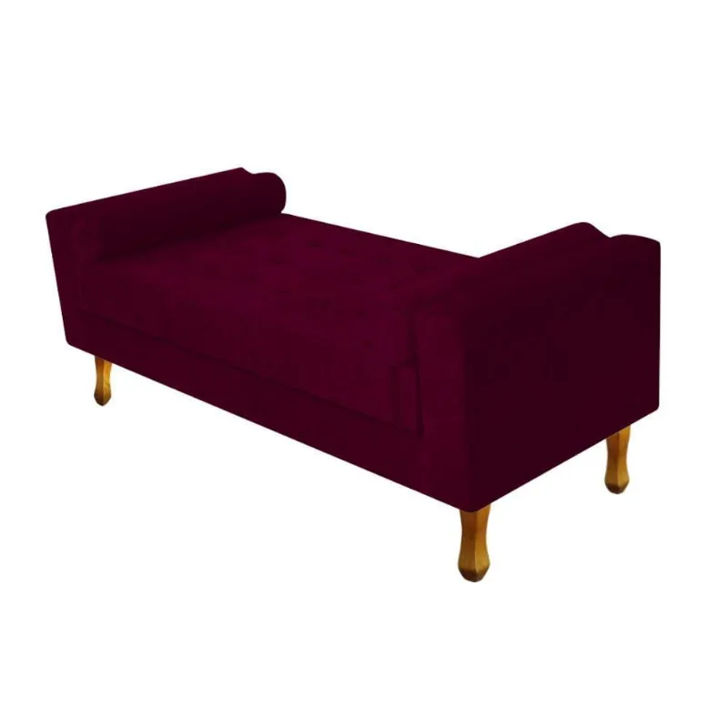 Recamier Félix King Size 195cm Bordô