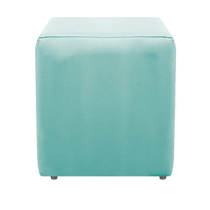 Puff Decorativo Dado Azul Tiffany